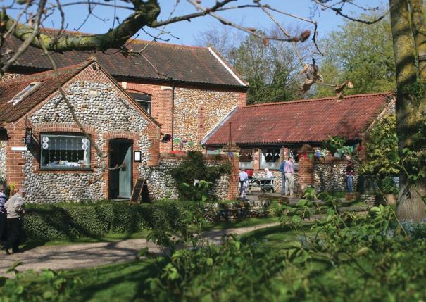 Exterior of Alby Crafts and Gardens