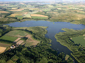 Aerial view of Barton Broad