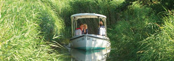 Electric boat on the Broads