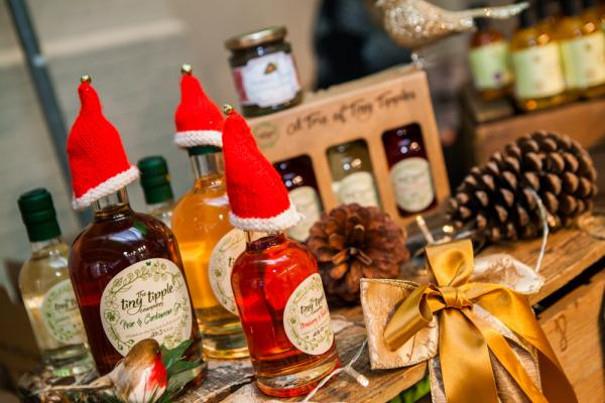 Drinks on display at Holkham Festival Food Fair