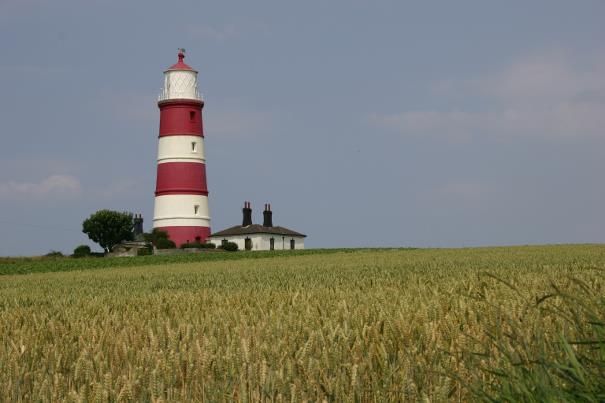 Exterior view of Happisburgh Lighthouse