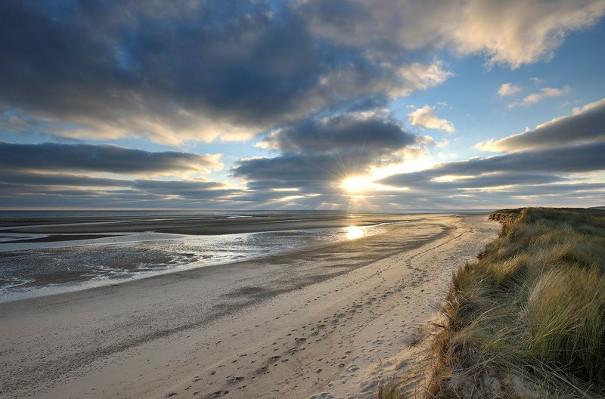 View of Holkham Beach and sky