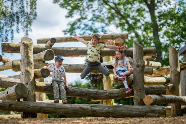 Children playing at Pensthorpe Natural Park