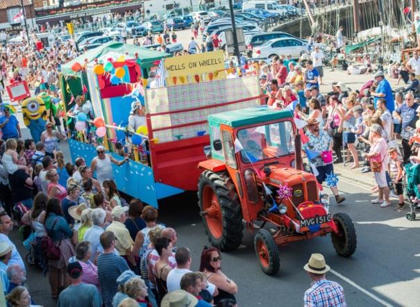 Parade at Wells Carnival