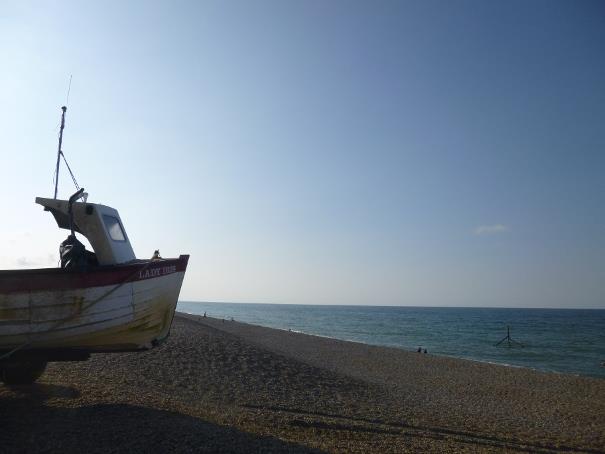 Boat on the beach at Weybourne