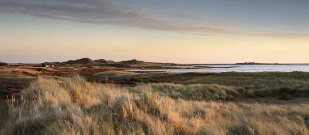 View of coastline at Blakeney Point