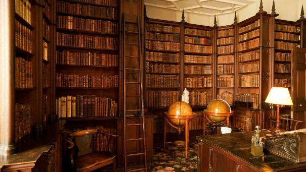 Books on display at Felbrigg Library