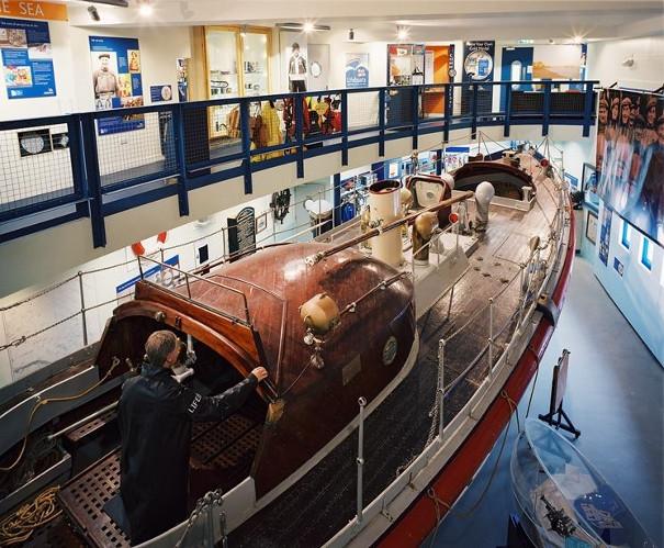 Boat on display at Henry Blogg Museum