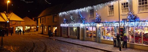 Christmas lights display in Holt