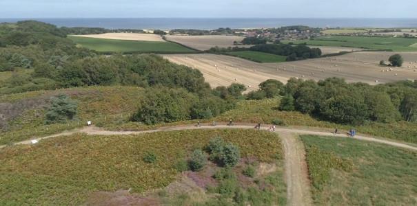 View of Kelling Heath in North Norfolk