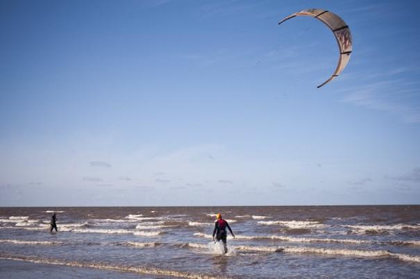 Kitesurfing in Hunstanton