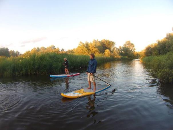 Paddleboarding on The Broads