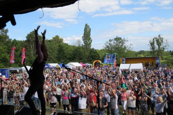 Audience at Reepham Festival