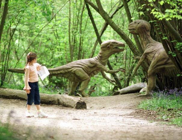 Child at Roarr! Dinosaur Park