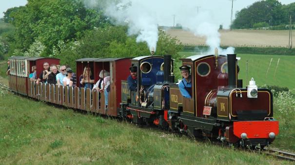 Visitors on the Wells and Walsingham Light Railway